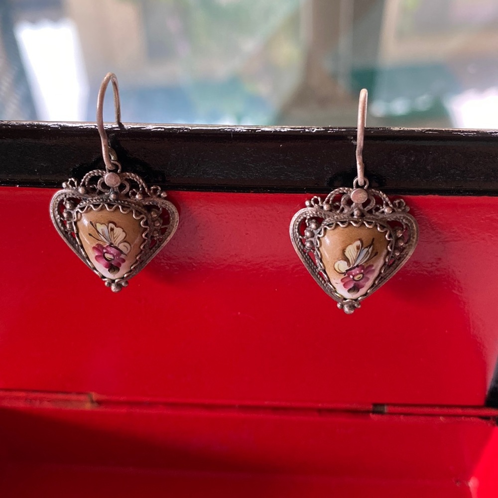 Steeling sliver earring